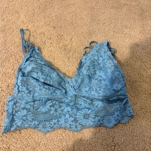 Aerie Sky Blue Lace Bandeau